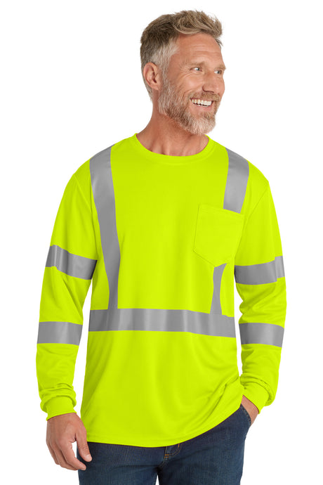 CornerStone Men's    ANSI 107 Class 3 Mesh Long Sleeve Tee