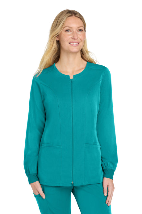 Wink Women's   Premiere Flex   Full-Zip Scrub Jacket WW4088
