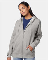 Hanes Men's EcoSmart Full-Zip Hooded Sweatshirt-3