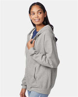 Hanes Men's EcoSmart Full-Zip Hooded Sweatshirt-4