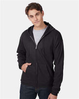 Hanes Men's EcoSmart Full-Zip Hooded Sweatshirt-3
