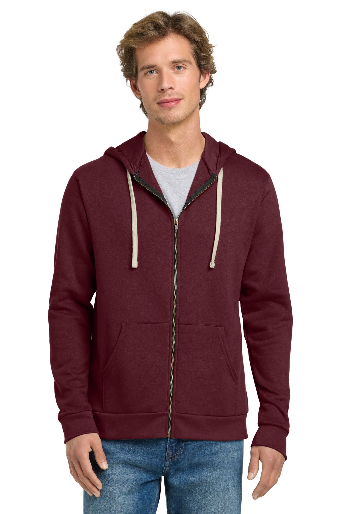 Next Level Unisex Santa Cruz Full-Zip Hoodie
