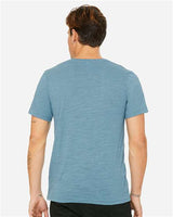 Bella + Canvas Men's   Textured Jersey V-Neck Tee BC3655-5