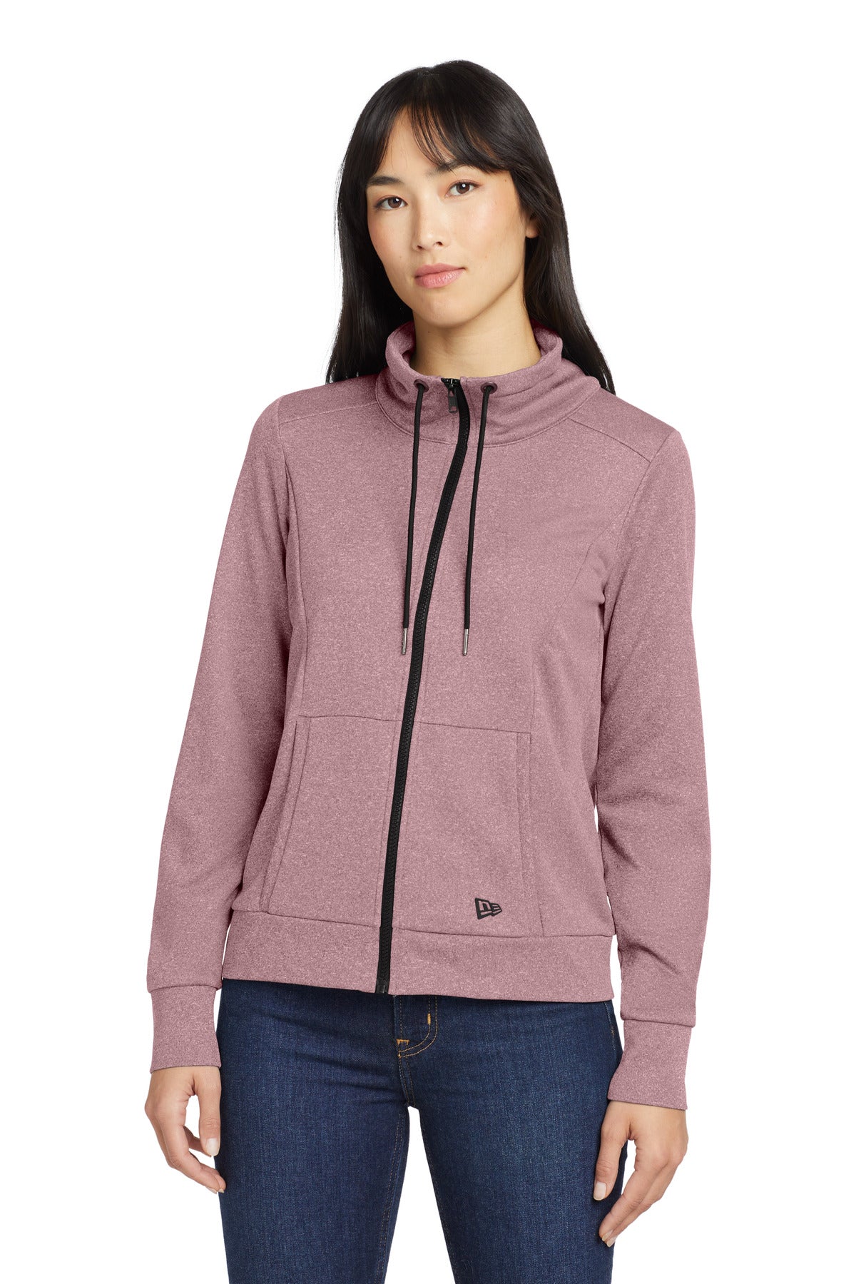 New Era Women's   Performance Terry Full-Zip Cowl LNEA530