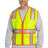 CornerStone Men's    ANSI 107 Class 2 Surveyor Zippered Two-Tone Vest