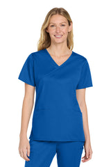 Wink Women's   WorkFlex   Mock Wrap Top WW4760