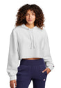 Champion Women's     Reverse Weave     Cropped Cut-Off Hooded Sweatshirt RW01W