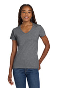Gildan Women's   Heavy Cotton   100% Cotton V-Neck T-Shirt