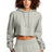 Champion Women's     Reverse Weave     Cropped Cut-Off Hooded Sweatshirt RW01W