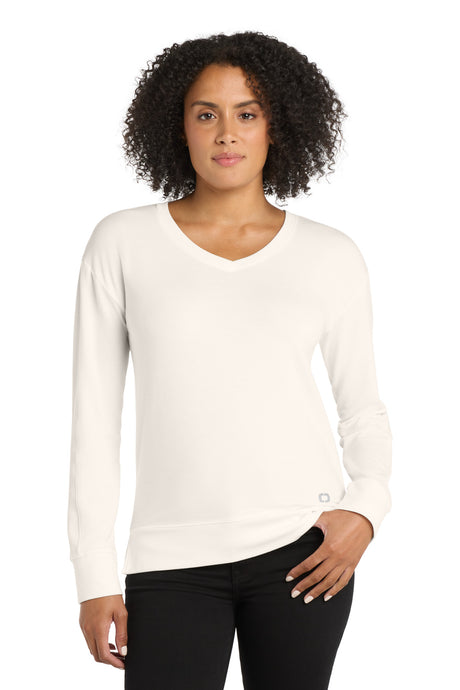 OGIO Women's   Luuma Flex Long Sleeve V-Neck LOG825