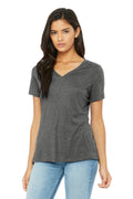 BELLA + CANVAS Women's Relaxed Triblend V-Neck Tee