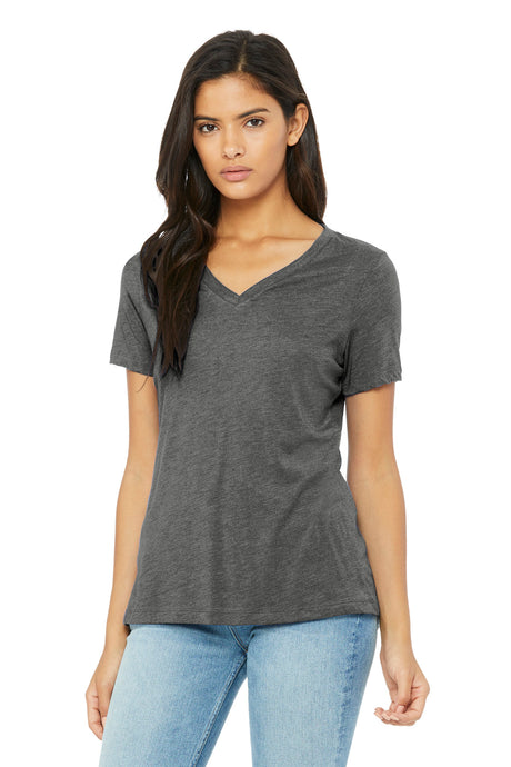 BELLA + CANVAS Women's Relaxed Triblend V-Neck Tee