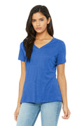 Bella + Canvas Women's   Relaxed Triblend V-Neck Tee BC6415