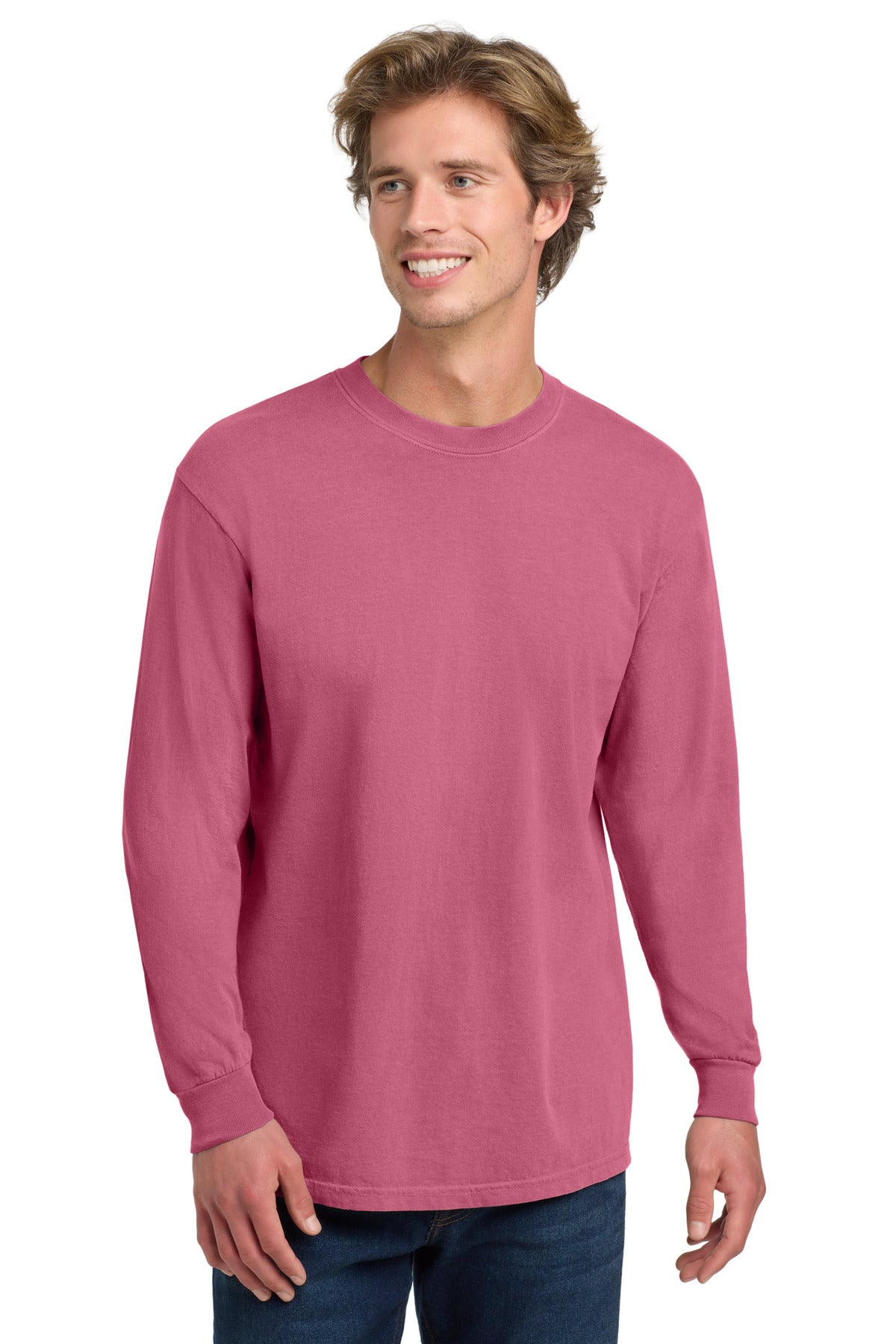 Comfort Colors Men's    Heavyweight Ring Spun Long Sleeve Tee