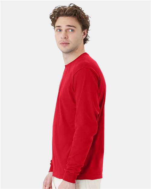 Hanes Men's Essential-T Long Sleeve T-Shirt-4