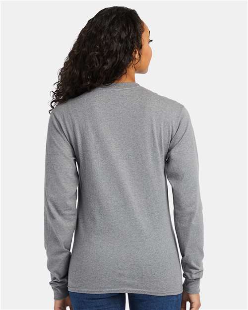 Hanes Men's Essential-T Long Sleeve T-Shirt-5