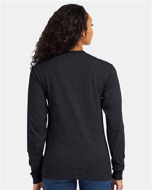Hanes Men's Essential-T Long Sleeve T-Shirt-5