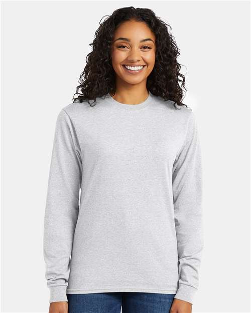 Hanes Men's Essential-T Long Sleeve T-Shirt-3