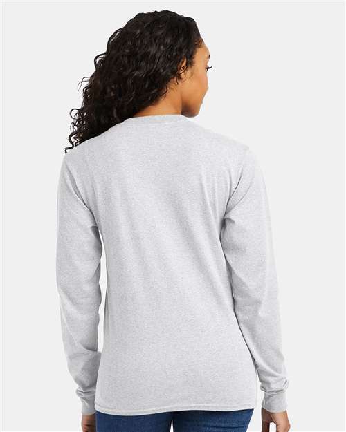 Hanes Men's Essential-T Long Sleeve T-Shirt-5