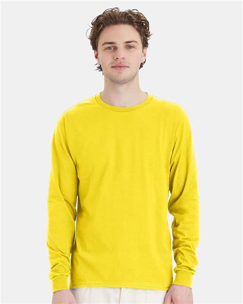 Hanes Men's Essential-T Long Sleeve T-Shirt-3