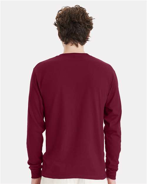 Hanes Men's Essential-T Long Sleeve T-Shirt-5