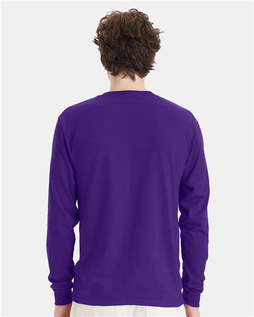 Hanes Men's Essential-T Long Sleeve T-Shirt-5