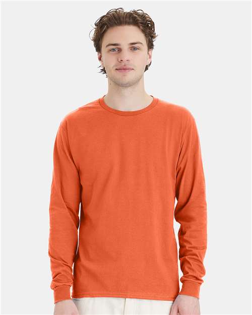 Hanes Men's Essential-T Long Sleeve T-Shirt-3