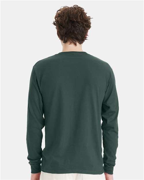 Hanes Men's Essential-T Long Sleeve T-Shirt-5