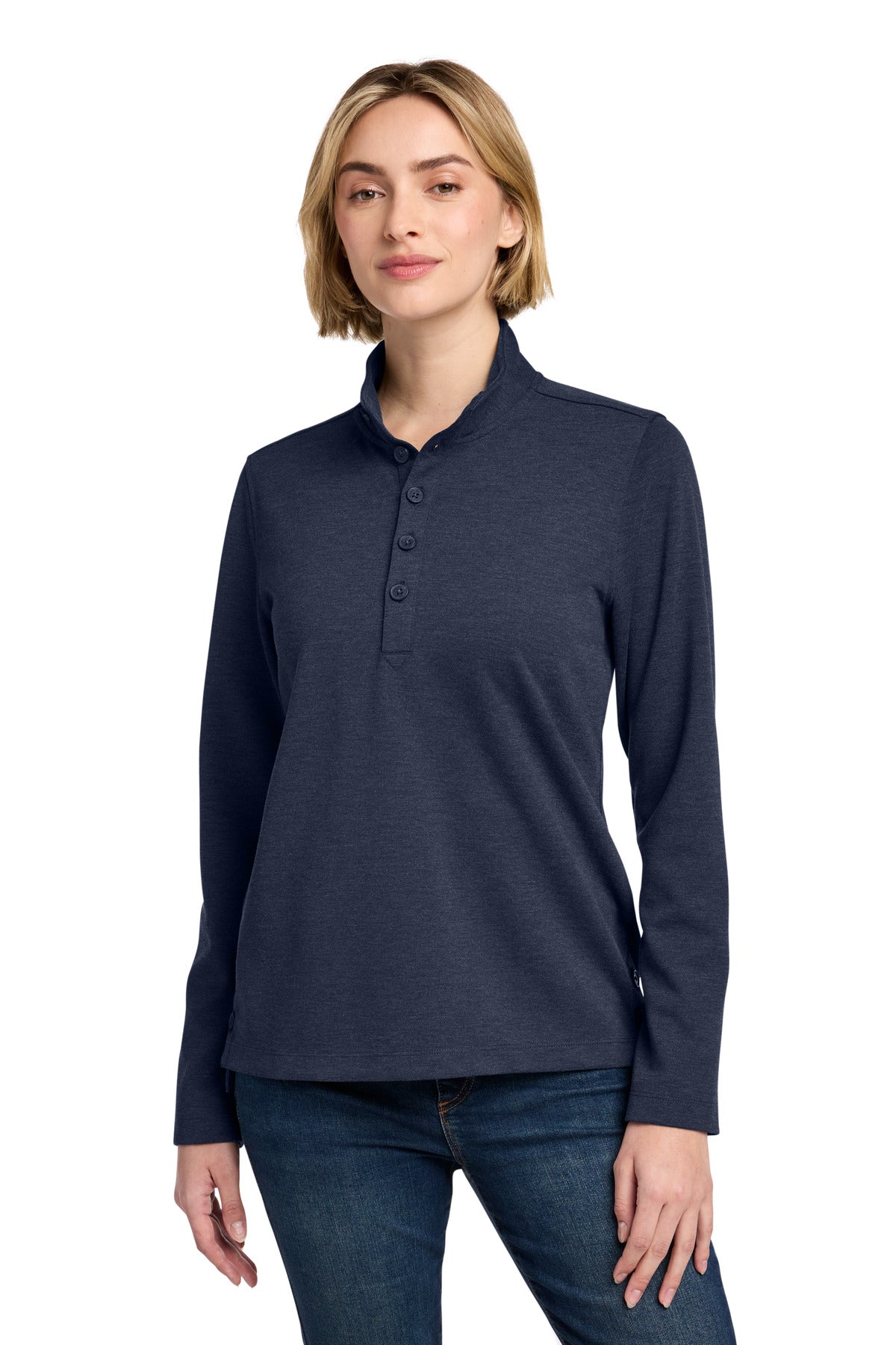 Brooks Brothers Women's   Mid-Layer Stretch 1/2-Button BB18203