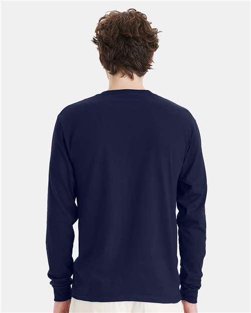 Hanes Men's Essential-T Long Sleeve T-Shirt-6