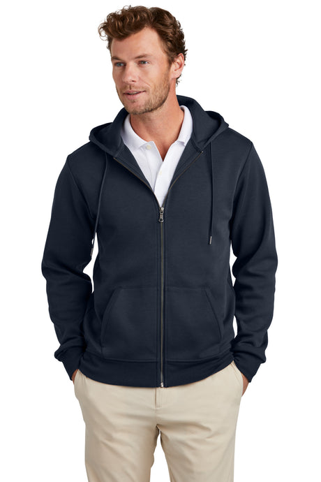Brooks Brothers Men's   Double-Knit Full-Zip Hoodie BB18208