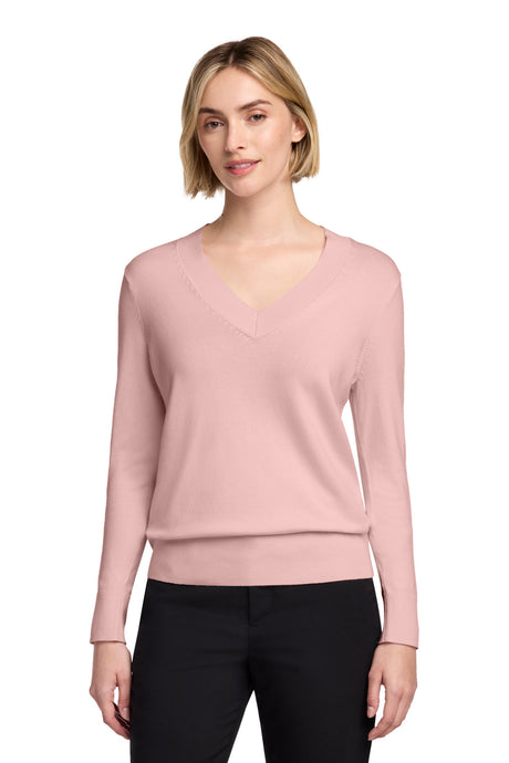 Brooks Brothers Women's   Cotton Stretch V-Neck Sweater BB18401