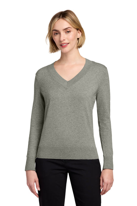 Brooks Brothers Women's   Cotton Stretch V-Neck Sweater BB18401