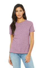 BELLA + CANVAS Women’s Relaxed Fit Heather CVC Tee