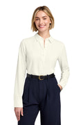 Brooks Brothers Women's   Full-Button Satin Blouse BB18007