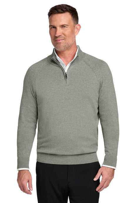 Brooks Brothers Men's   Cotton Stretch 1/4-Zip Sweater BB18402