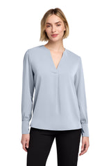 Brooks Brothers Women's   Open-Neck Satin Blouse BB18009
