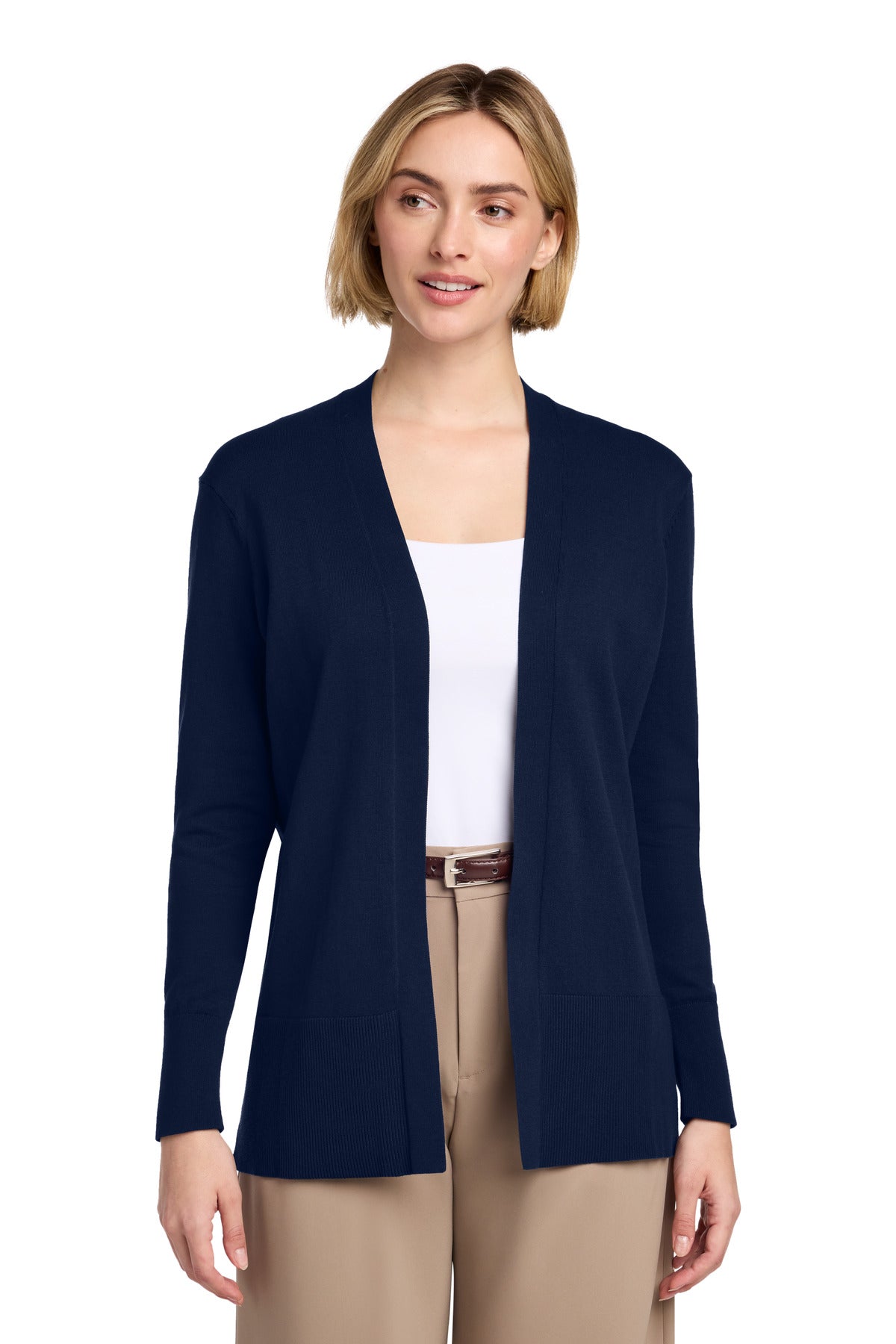 Brooks Brothers Women's   Cotton Stretch Long Cardigan Sweater BB18403