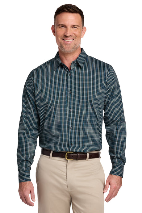 Brooks Brothers Men's   Tech Stretch Patterned Shirt BB18006
