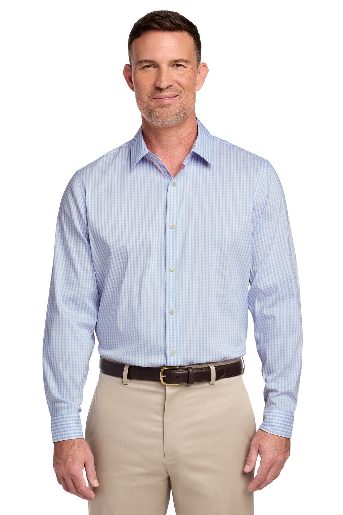 Brooks Brothers Men's   Tech Stretch Patterned Shirt BB18006