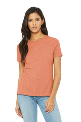 BELLA + CANVAS Women’s Relaxed Fit Heather CVC Tee