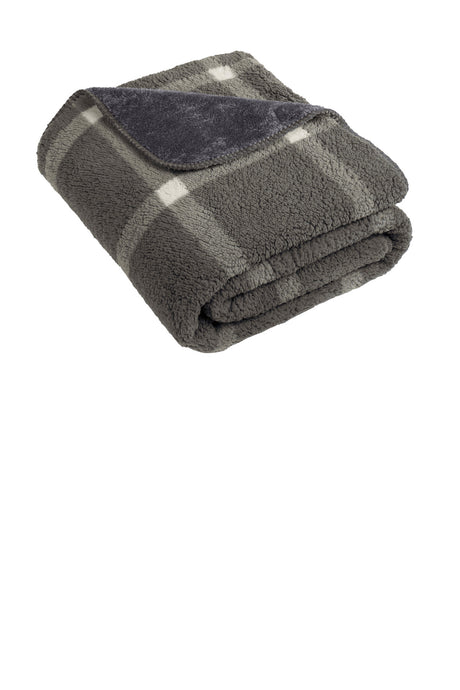 Port Authority    Double-Sided Sherpa/Plush Blanket BP48