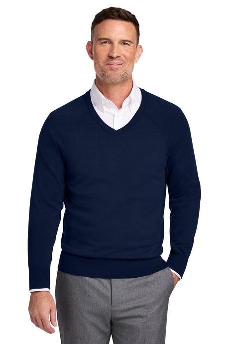 Brooks Brothers Men's   Cotton Stretch V-Neck Sweater BB18400