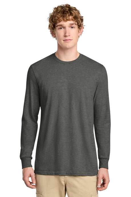 District Men's   Perfect Blend   CVC Long Sleeve Tee DT109