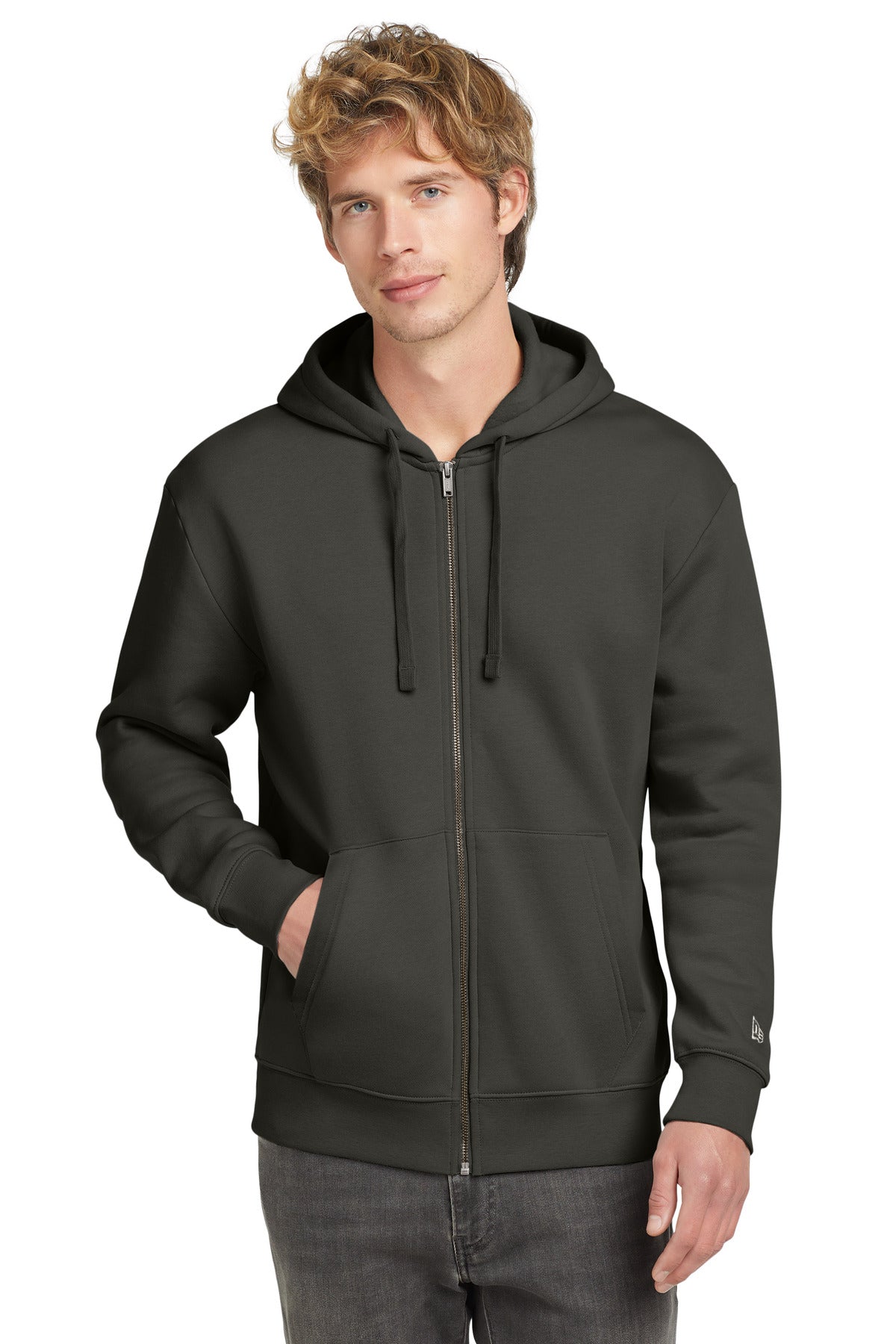 New Era Men's   Heritage Fleece Full-Zip Hoodie NEA526