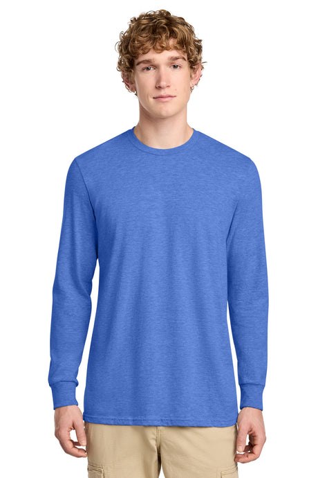 District Men's   Perfect Blend   CVC Long Sleeve Tee DT109