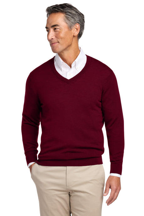 Brooks Brothers Men's   Washable Merino V-Neck Sweater BB18410