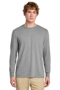 District Men's   Perfect Blend   CVC Long Sleeve Tee DT109