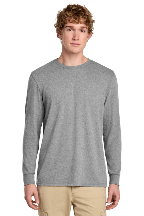 District Men's   Perfect Blend   CVC Long Sleeve Tee DT109