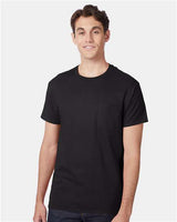 Hanes Men's Authentic 100%  Cotton T-Shirt with Pocket-4